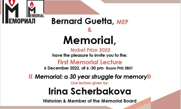 First memorial lecture in the ep – Memorial: a 30-year struggle for memory